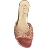 image:imageJessica Simpson Womens Dydra Knotted Flat SandalSoft PinkGold Ombre Metallic