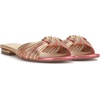 image:imageJessica Simpson Womens Dydra Knotted Flat SandalSoft PinkGold Ombre Metallic