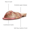 image:imageJessica Simpson Womens Dydra Knotted Flat SandalSoft PinkGold Ombre Metallic