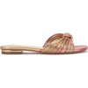 image:imageJessica Simpson Womens Dydra Knotted Flat SandalSoft PinkGold Ombre Metallic