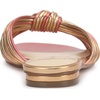 image:imageJessica Simpson Womens Dydra Knotted Flat SandalSoft PinkGold Ombre Metallic