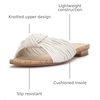 image:imageJessica Simpson Womens Dydra Knotted Flat SandalWhite