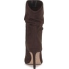 image:imageJessica Simpson Womens Elisti Scrunch High Heel BootieDark Truffle Stretch Supreme Microsuede