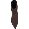 image:imageJessica Simpson Womens Elisti Scrunch High Heel BootieDark Truffle Stretch Supreme Microsuede
