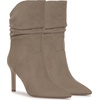 image:imageJessica Simpson Womens Elisti Scrunch High Heel BootieLight Grey Saddle Stretch Supreme Microsuede