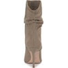 image:imageJessica Simpson Womens Elisti Scrunch High Heel BootieLight Grey Saddle Stretch Supreme Microsuede