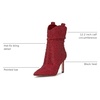 image:imageJessica Simpson Womens Evgena Embellished Western BootRed Muse