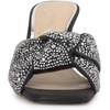 image:imageJessica Simpson Womens Evirra Knotted High Heel SandalBlack Shimmer Sand