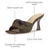 image:imageJessica Simpson Womens Evirra Knotted High Heel SandalForest Camo Satin
