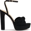 image:imageJessica Simpson Womens Immie Ankle Strap Platform SandalBlack Supreme Microsuede
