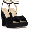 image:imageJessica Simpson Womens Immie Ankle Strap Platform SandalBlack Supreme Microsuede