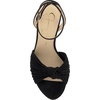 image:imageJessica Simpson Womens Immie Ankle Strap Platform SandalBlack Supreme Microsuede