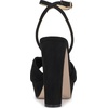 image:imageJessica Simpson Womens Immie Ankle Strap Platform SandalBlack Supreme Microsuede