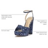 image:imageJessica Simpson Womens Immie Ankle Strap Platform SandalBlue Multi