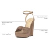 image:imageJessica Simpson Womens Immie Ankle Strap Platform SandalChai Latte