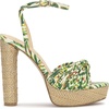 image:imageJessica Simpson Womens Immie Ankle Strap Platform SandalGreen Multi Jungle Jacquard