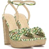image:imageJessica Simpson Womens Immie Ankle Strap Platform SandalGreen Multi Jungle Jacquard