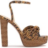 image:imageJessica Simpson Womens Immie Ankle Strap Platform SandalNatural Tiger Print