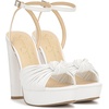 image:imageJessica Simpson Womens Immie Ankle Strap Platform SandalWhite Mini Lizard