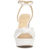 image:imageJessica Simpson Womens Immie Ankle Strap Platform SandalWhite Mini Lizard