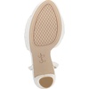 image:imageJessica Simpson Womens Immie Ankle Strap Platform SandalWhite Mini Lizard