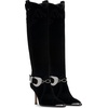 image:imageJessica Simpson Womens KenzinBlack Oiled Suede