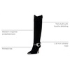 image:imageJessica Simpson Womens KenzinBlack Oiled Suede