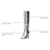 image:imageJessica Simpson Womens Minerva Knee High Slouch BootSilver