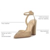 image:imageJessica Simpson Womens Nazela Block HeelBronze Cascade Glitter