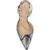 image:imageJessica Simpson Womens Nazela Block HeelChrome Metallic Snake