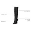 image:imageJessica Simpson Womens Ohena Slouch Knee BootBlack Leather