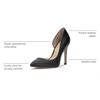 image:imageJessica Simpson Womens Prizma DOrsay PumpBlack Soft Silk Nappa