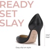 image:imageJessica Simpson Womens Prizma DOrsay PumpBright White Leather