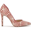 image:imageJessica Simpson Womens Prizma DOrsay PumpPoppy Combo Raffia