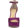 image:imageJessica Simpson Womens Sohilea Platform Peep Toe PumpBayberry Satin