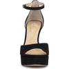 image:imageJessica Simpson Womens Sohilea Platform Peep Toe PumpBlack Supreme Microsuede
