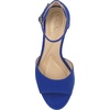 image:imageJessica Simpson Womens Sohilea Platform Peep Toe PumpBlue Royale Supreme Microsuede