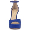 image:imageJessica Simpson Womens Sohilea Platform Peep Toe PumpBlue Royale Supreme Microsuede