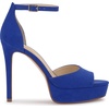 image:imageJessica Simpson Womens Sohilea Platform Peep Toe PumpBlue Royale Supreme Microsuede