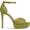 image:imageJessica Simpson Womens Sohilea Platform Peep Toe PumpBotanical Green Satin