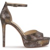 image:imageJessica Simpson Womens Sohilea Platform Peep Toe PumpMetallic Combo Sateen
