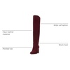 image:imageJessica Simpson Womens Sussta Wide CalfDark Cherry Wide Calf