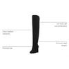 image:imageJessica Simpson Womens SusstaBlack Supreme Microsuede