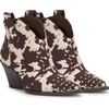 image:imageJessica Simpson Zadie 2Dark BrownWhite Cow Print Microsuede