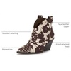 image:imageJessica Simpson Zadie 2Dark BrownWhite Cow Print Microsuede