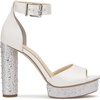 image:imageJessica Simpson womens Everyn Platform SandalWhite Satin