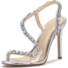 Silver Metallic Snake Print