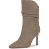 Light Grey Saddle Stretch Supreme Microsuede