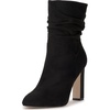 Black Stretch Microsuede