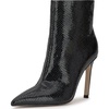 Black Glazed Snake Print